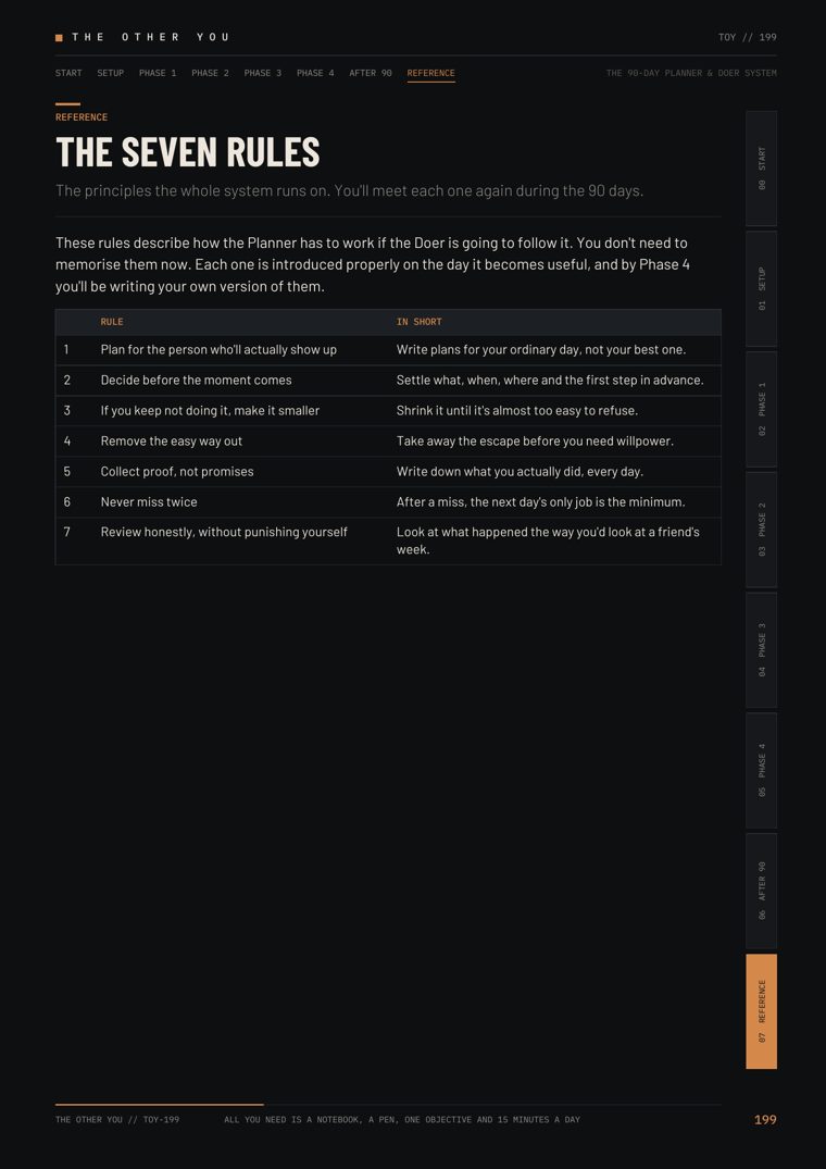 The seven rules